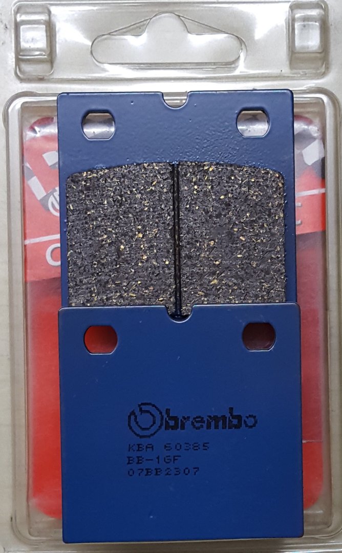 Brembo BR 07BB1408 Carbon Ceramic Sintered Road pads. Fits the F08 calipers 08