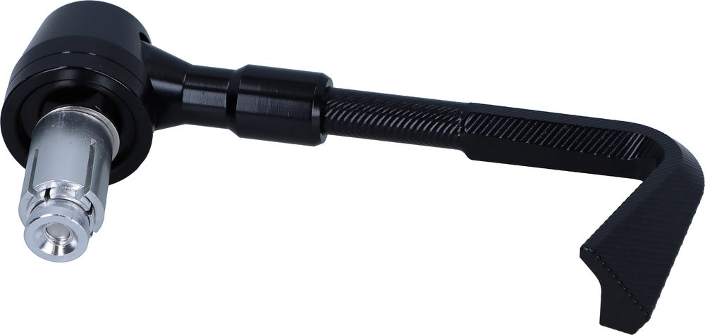 Brake Protector - alloy lever guard with aluminum, L-shape, black.