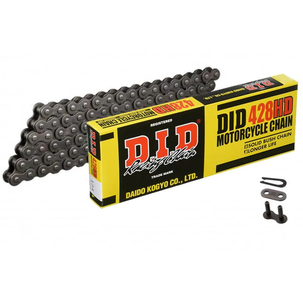 DID 428HD Racing chain 134L - Solid Bush Chain