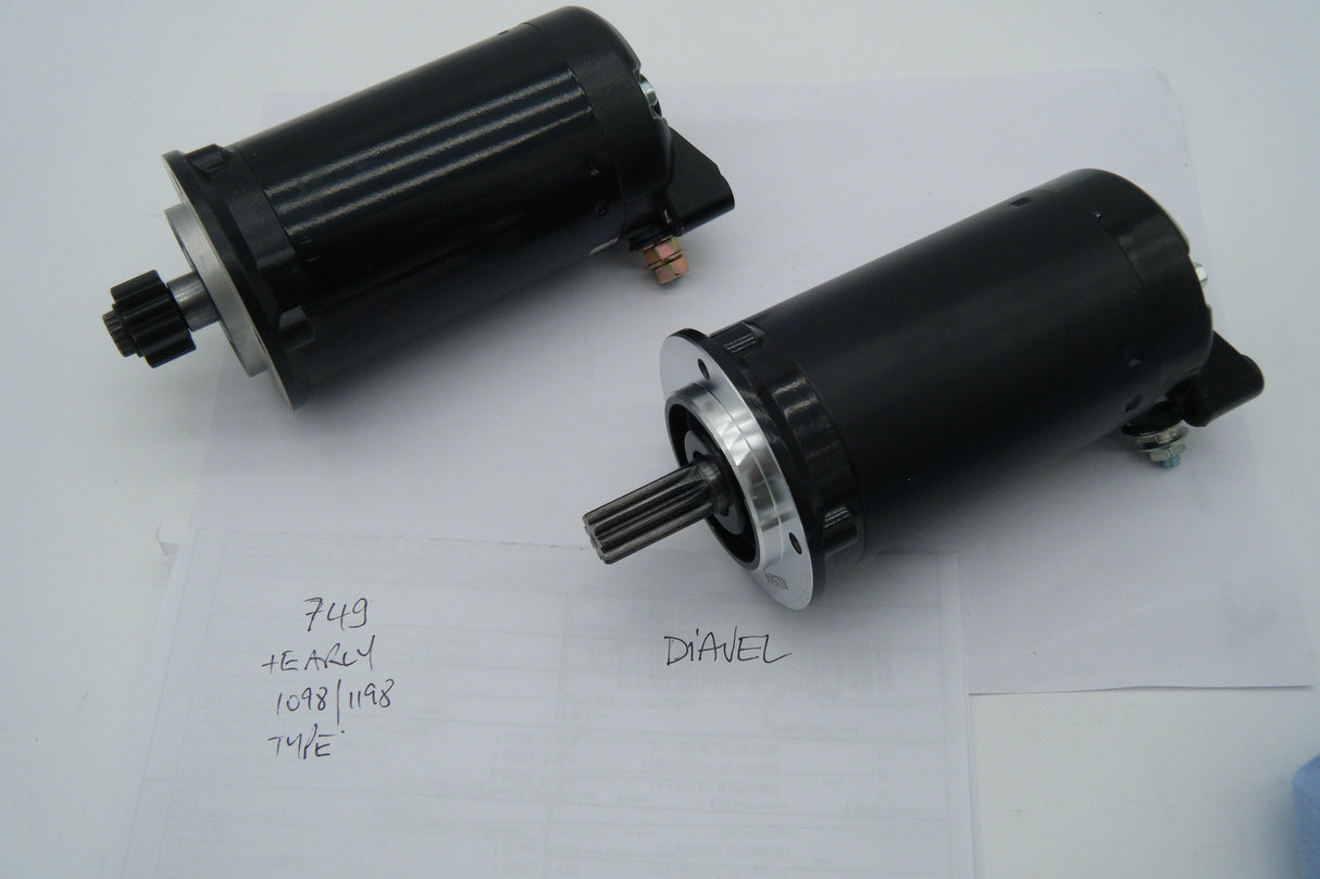 Starter motor, Diavel, 1200 MTS, 1260 MTS, scrambler, 821, 848, 939, supersport 939, replaces 27040107A + others