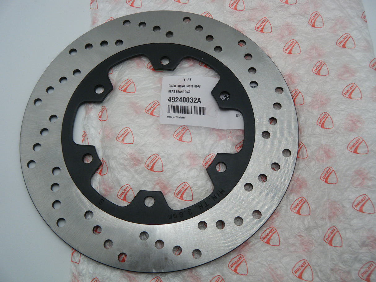 Ducati Rear Disc. Replaces 49240032A. BR D68B40791. Fits ST, S4, Panigale, Monsters, SS +