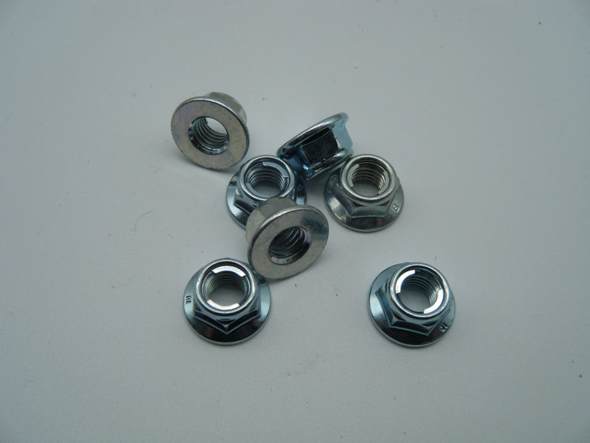 Cambelt tensioner pulley nut. M8. replaces 74940081A. One use. Tensioner nut.
