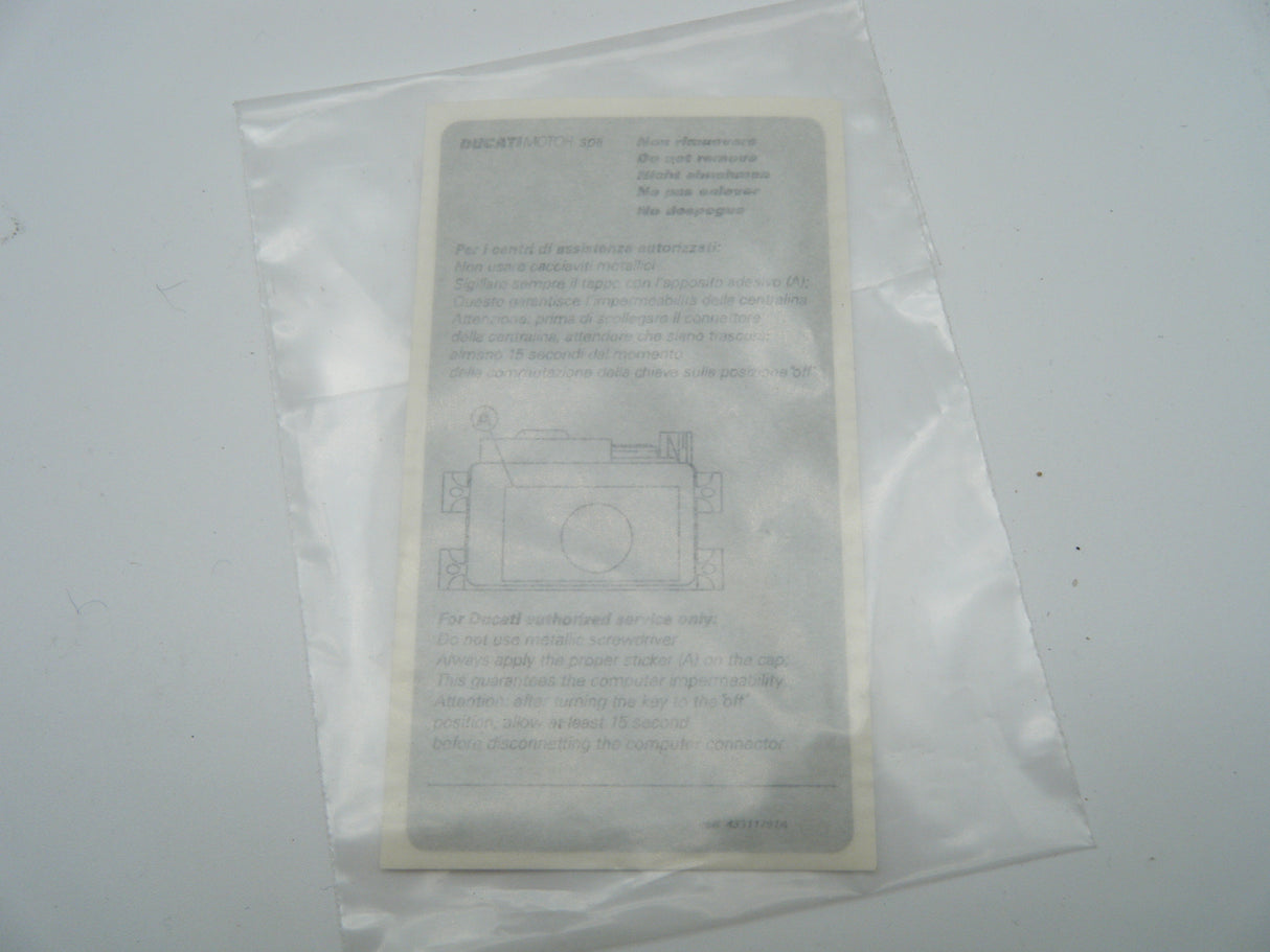 CDI transfers. Stickers. The ultimo touch. New.