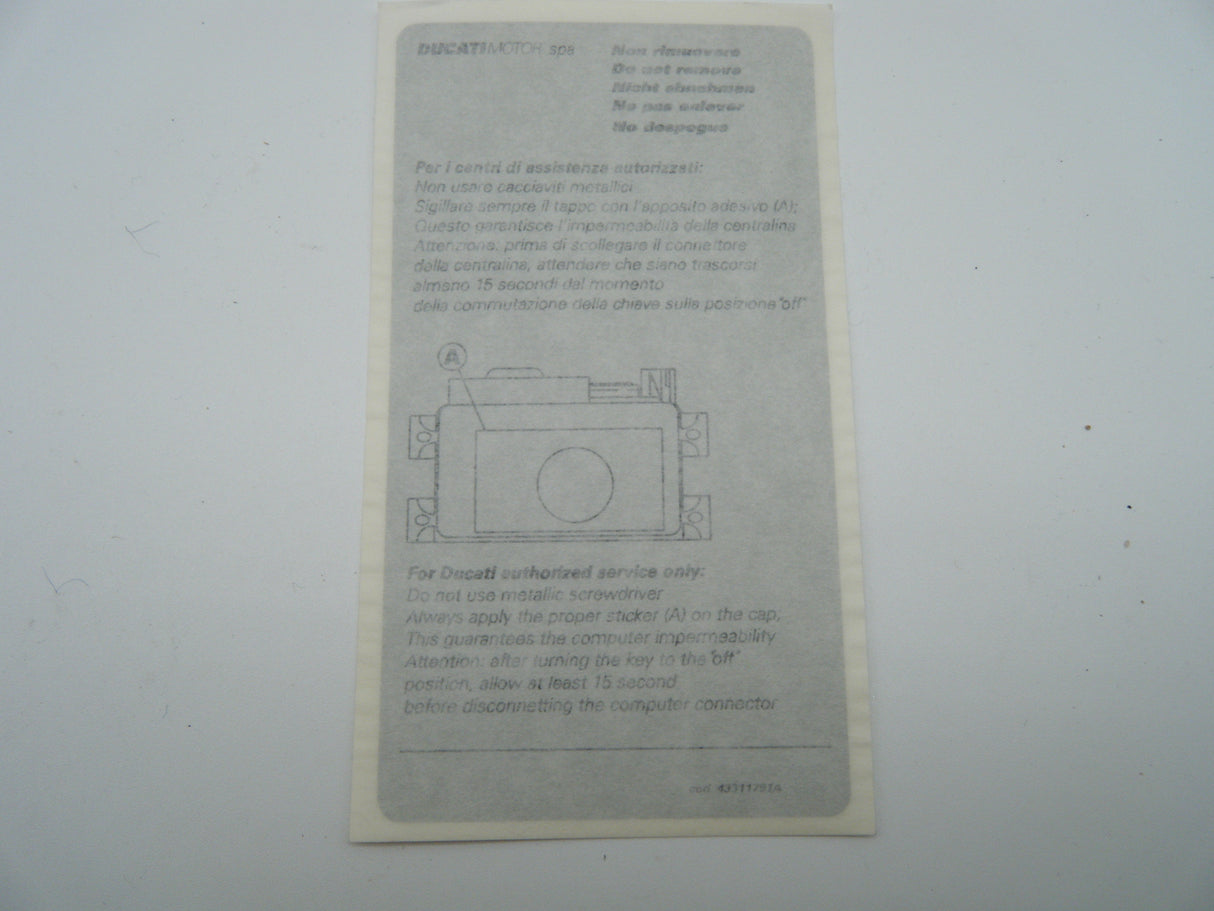 CDI transfers. Stickers. The ultimo touch. New.