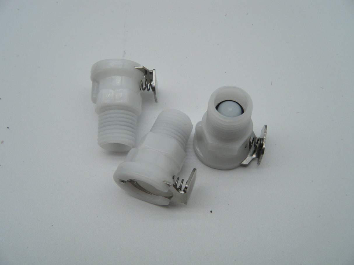 Fuel Quick Release female- white. Replaces 58840101A