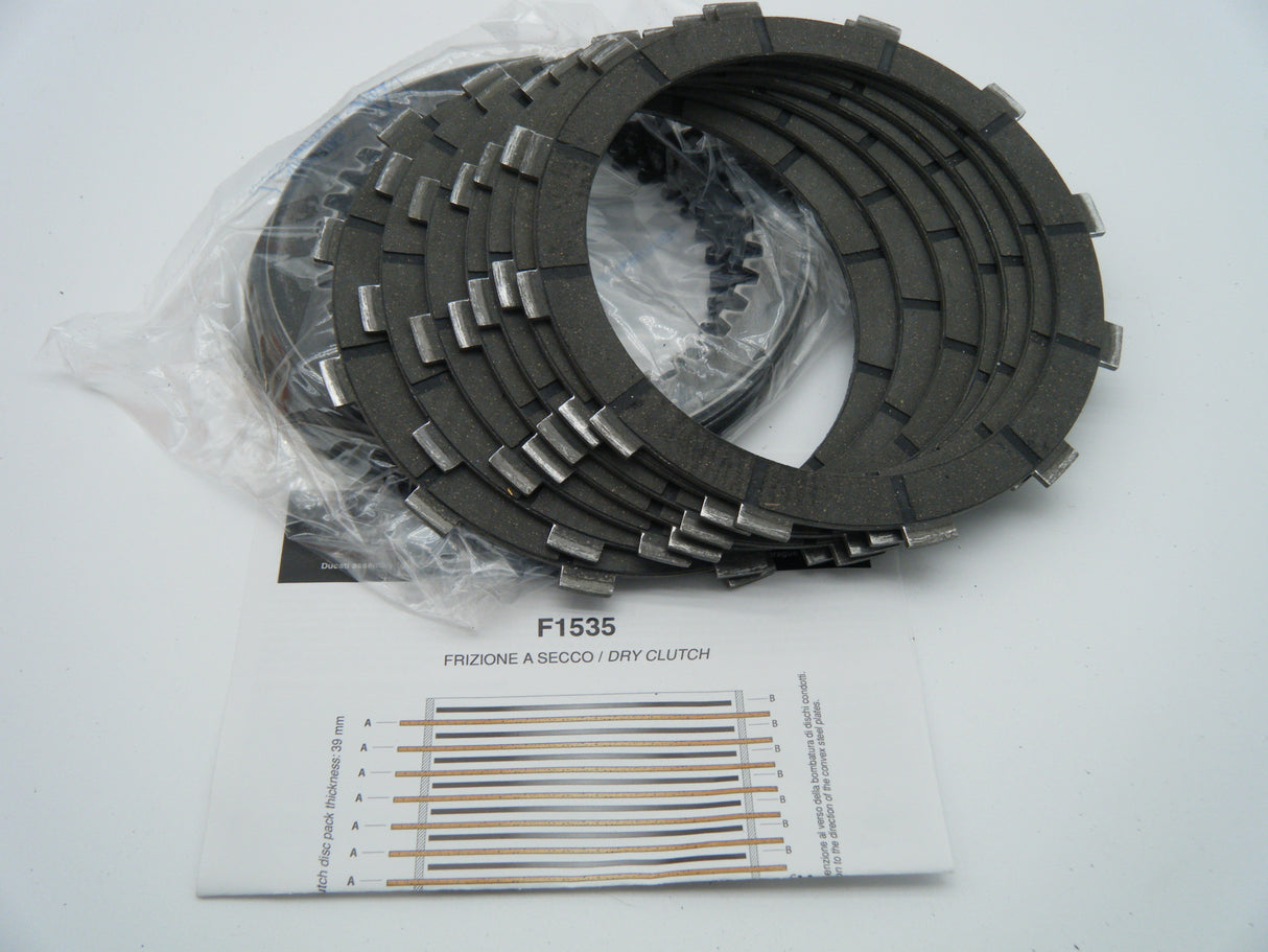 Newfren F1535AC Clutch fibres and steels kit Suit 1098 1198 Hyper 1100