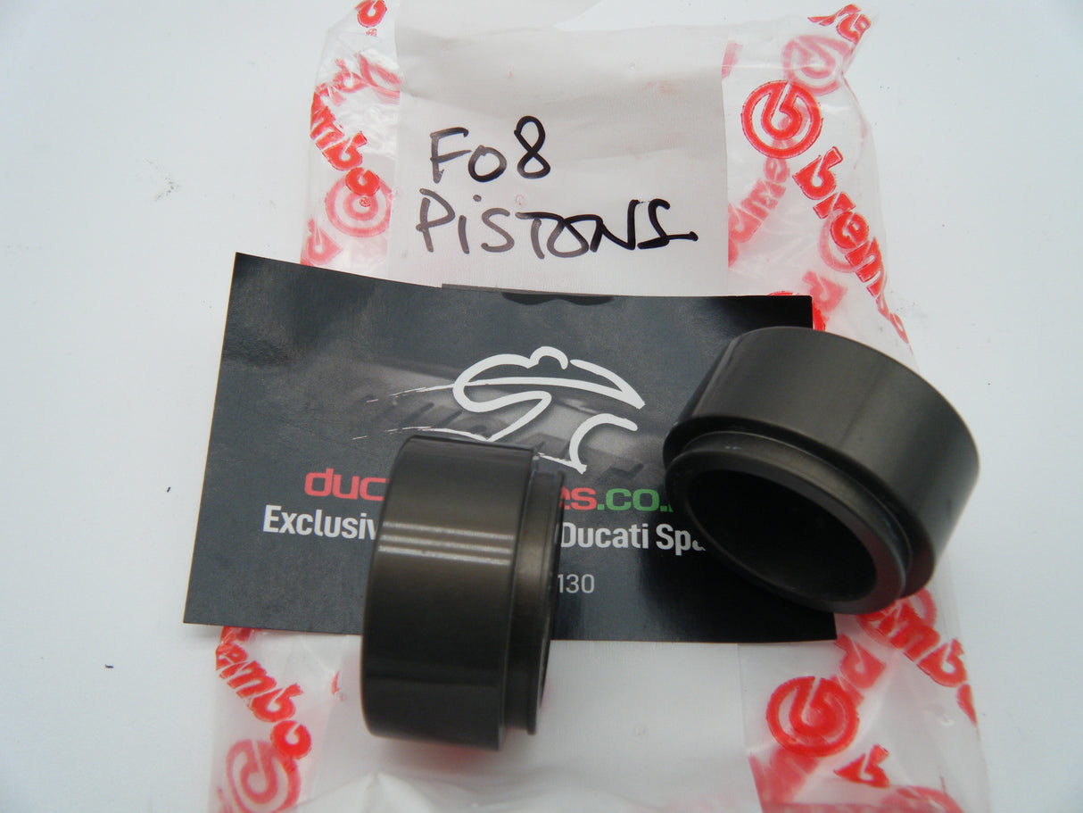 Brembo F08 caliper overhaul kit BR S120225220. New F08 piston kit F 08 piston