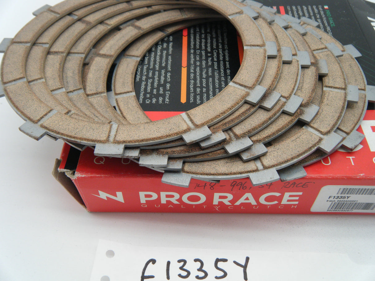 Newfren F1335Y RACE clutch fibres. Sintered. Suit 748-916-998, M900 S4, ST2 ST4 900SS.