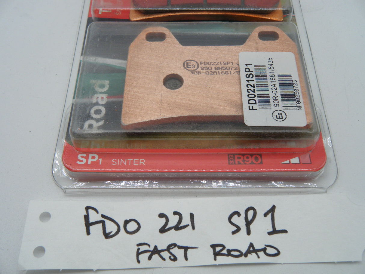 Newfren FDO221 TS1 Road Front Pads. Road/Sport use. Sintered. KTM MV Triumph KTM, Guzzi
