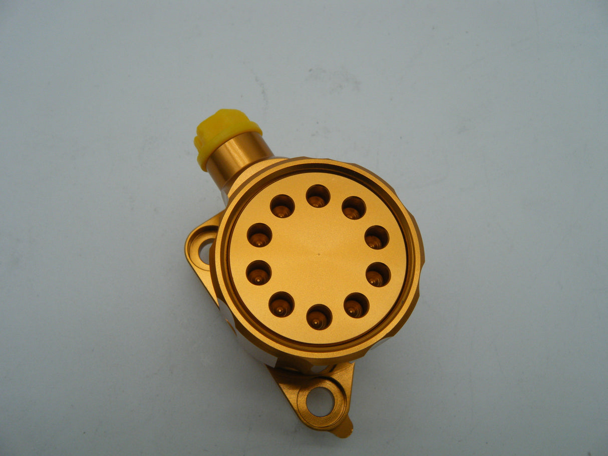 Clutch Slave cylinder. New. Gold. Fits 1993-2015 mostly.