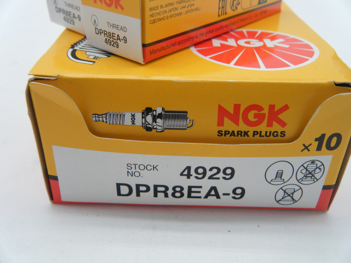 NGK DPR8EA-9 spark plugs