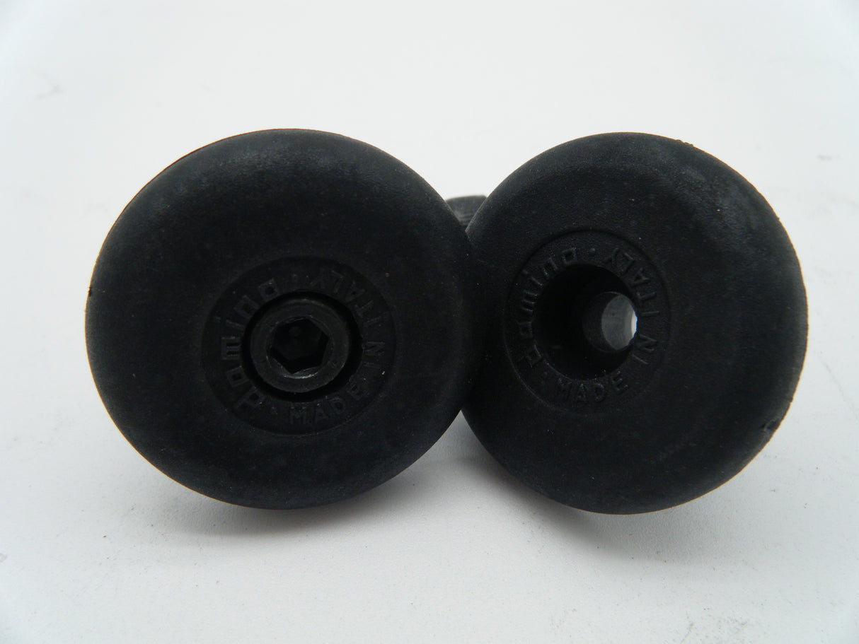 Bar ends - plastic- 16mm Tommaselli. Pair