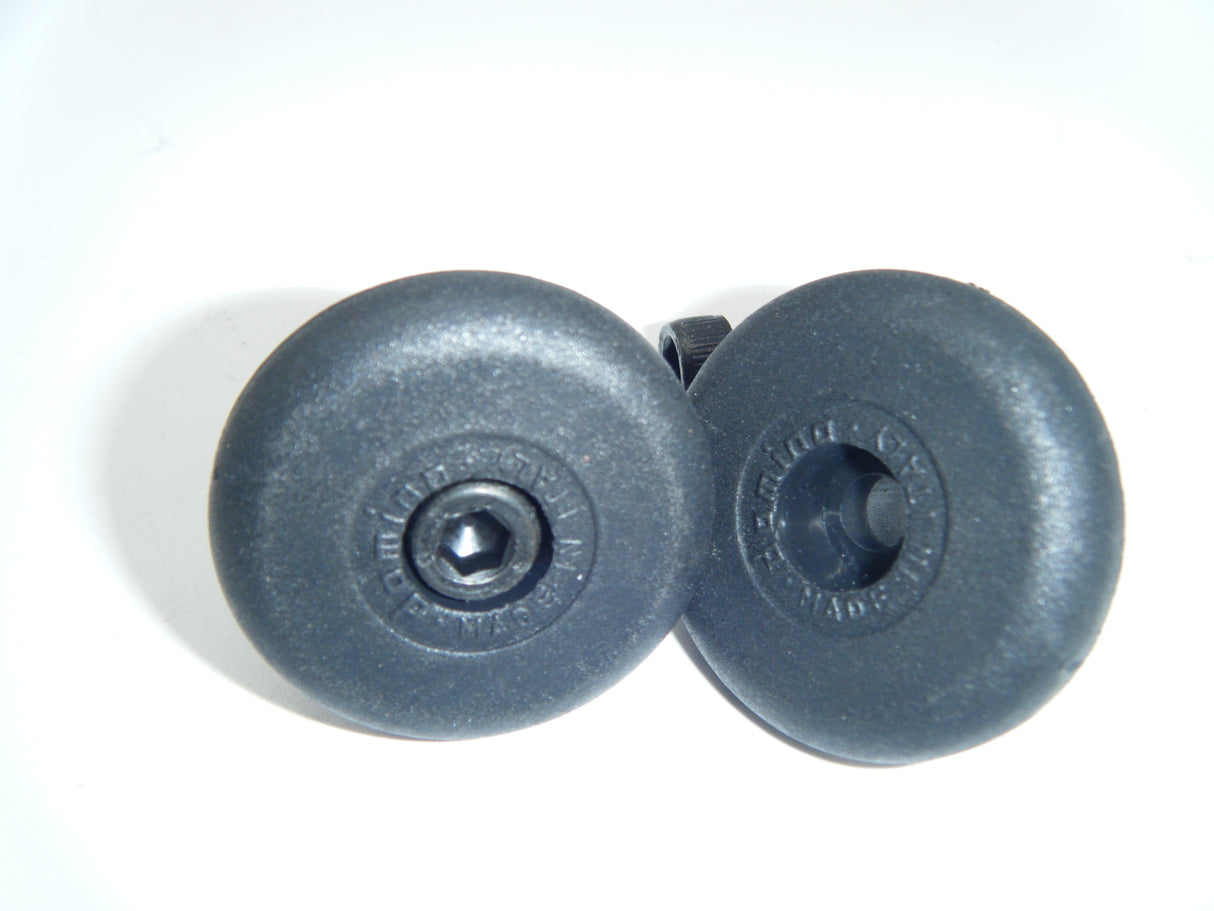 Bar ends - plastic- 16mm Tommaselli. Pair