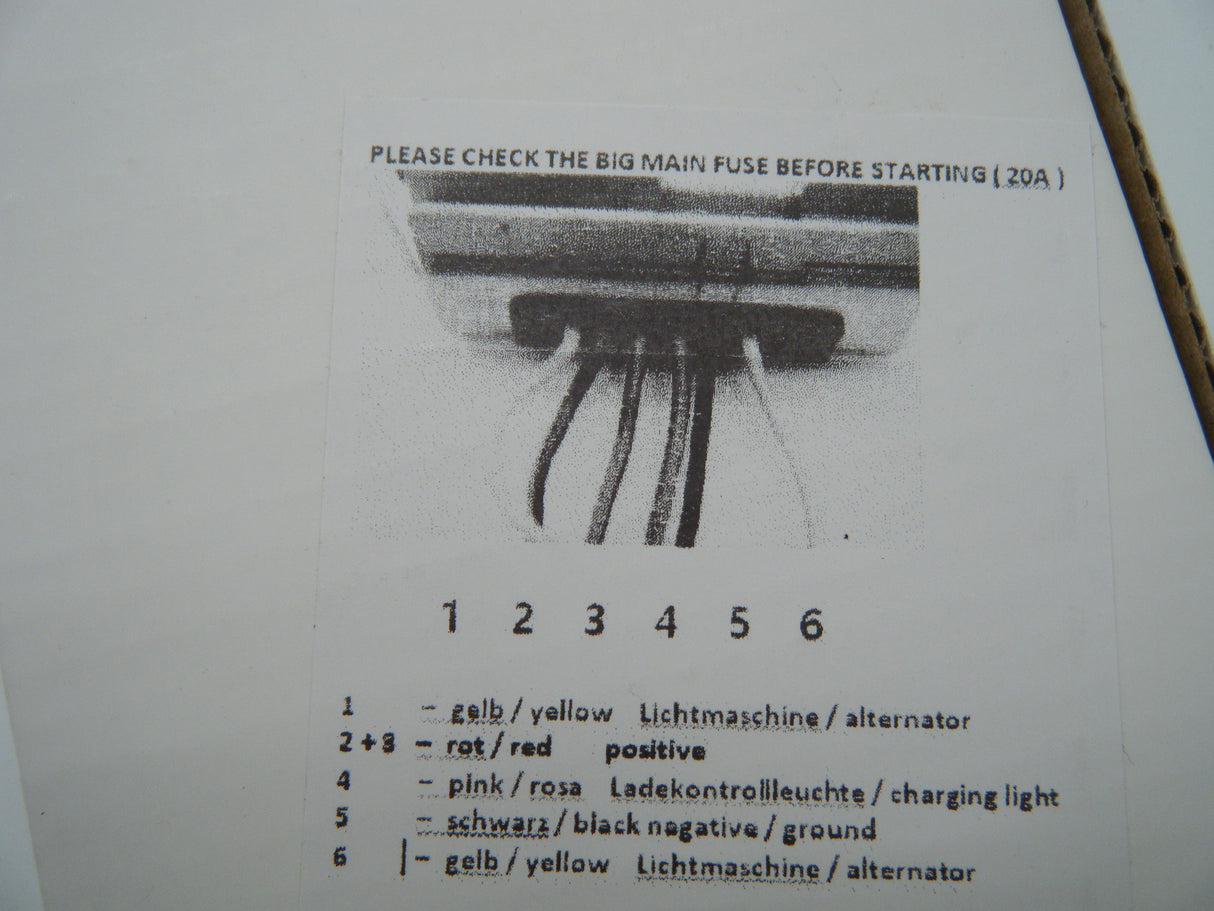 Ducati Energia Regulator Rectifier 2 yellow wire. Moto Guzzi, Ducati , Cagiva.