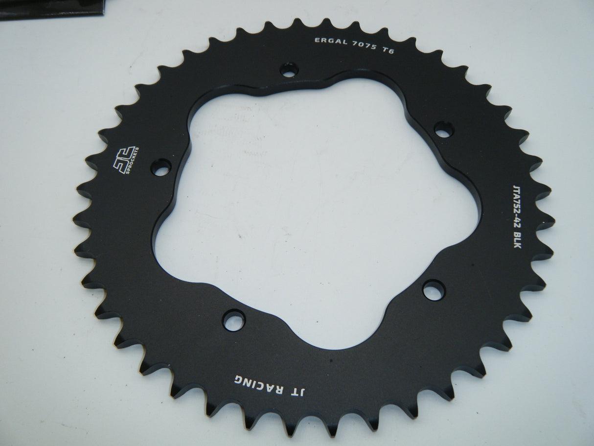 42 tooth 525 quick release alloy sprocket. Suit S2R S4R MTS 1000-1100, 916, 996, 998