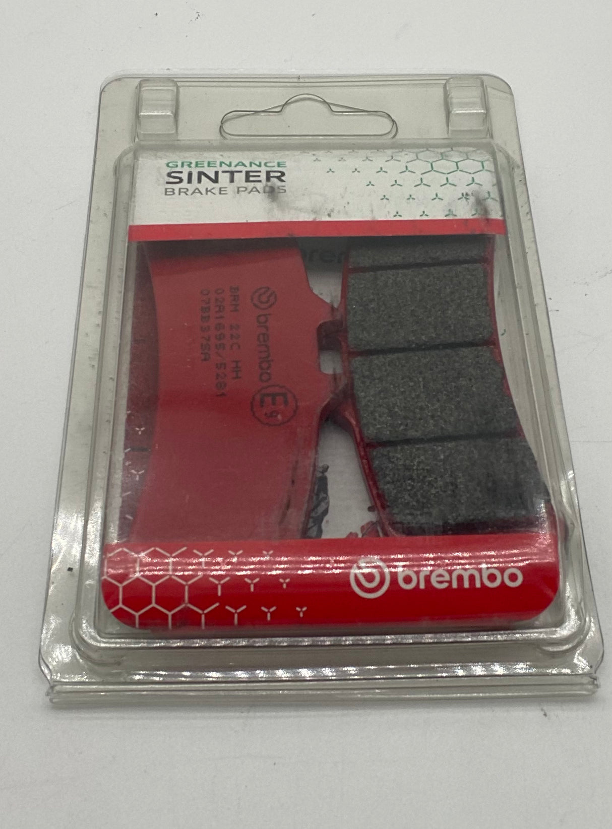 Brembo 1200 Monster Brake pads - 07BB37SA. Radial caliper fitment. Sintered.