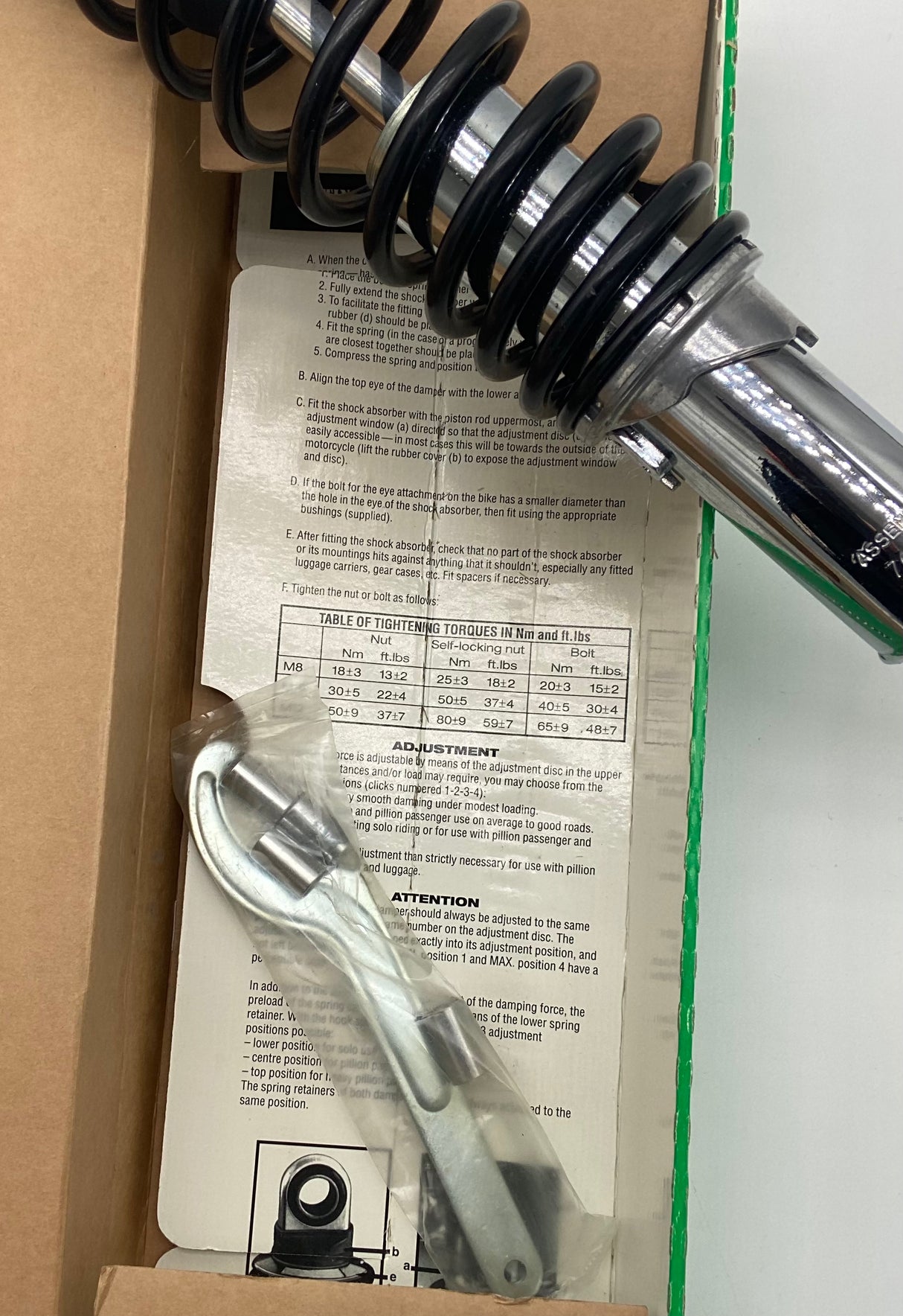 Shock Absorbers Brand new IKON shocks. New Old Stock. Adjustable