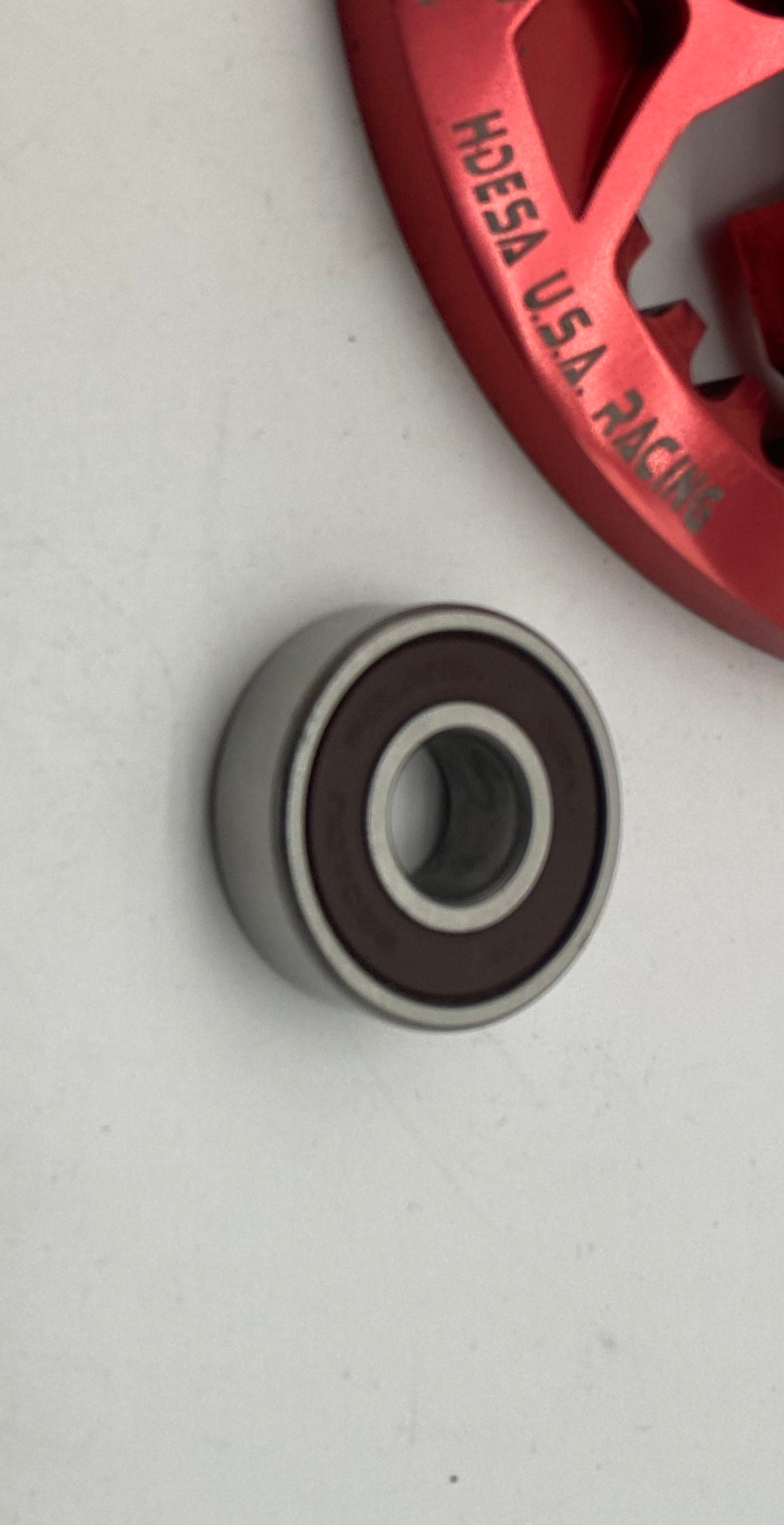 Clutch pressure plate. Anodised. posh. used