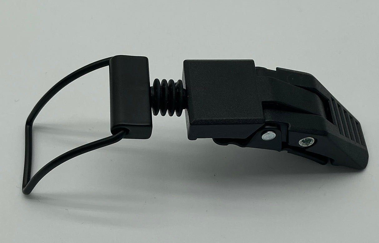 Fuel tank hook clip latch. Black. Pre 2000 SS and monsters too.