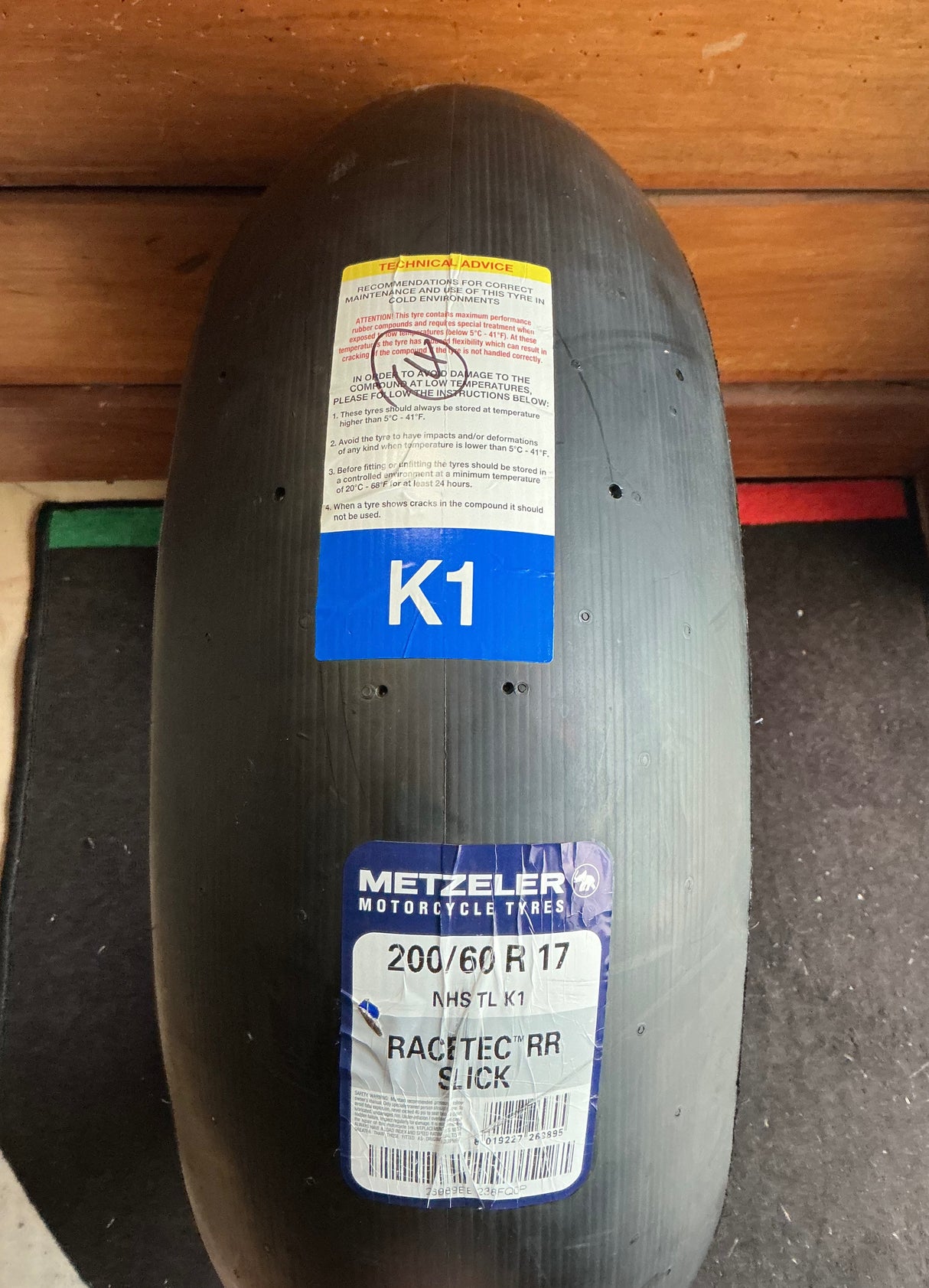 Metzeler Racetec RR Slick 200/60x17 K1