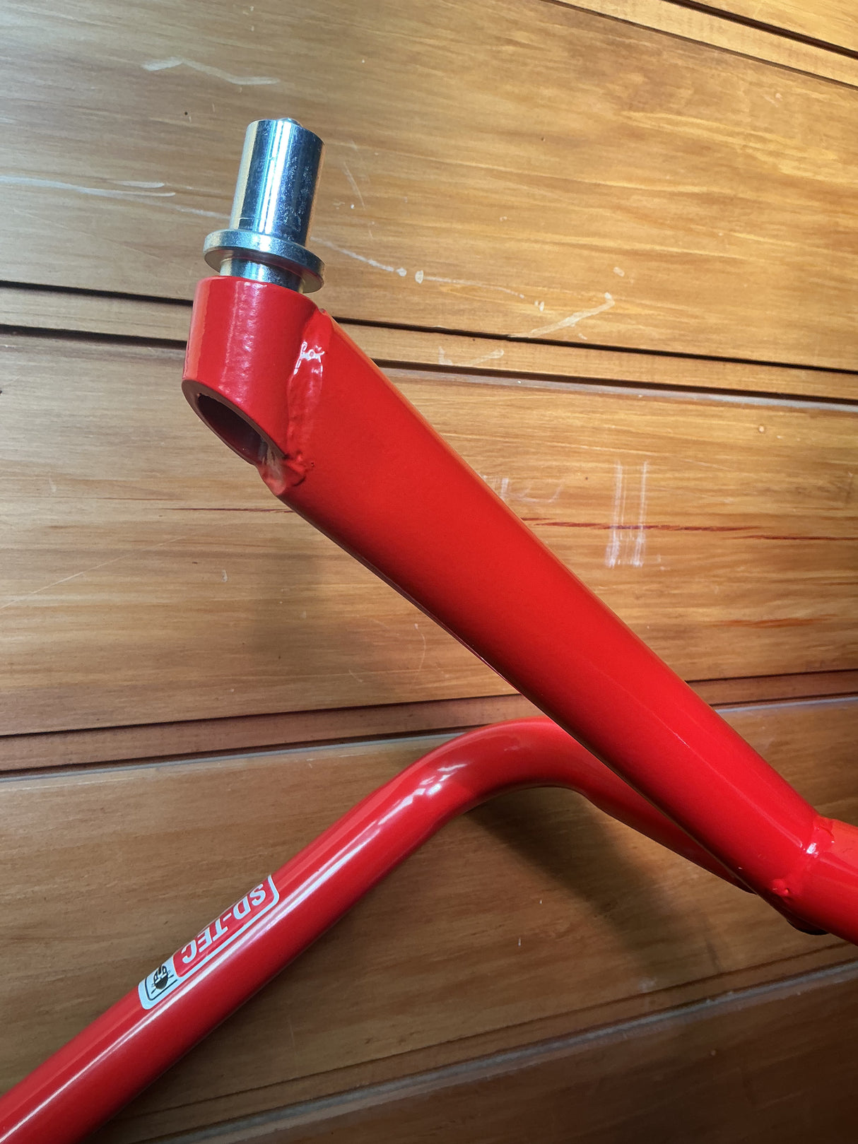 Front wheel stand. Front race stand Paddock stand. Goes under triple clamp.