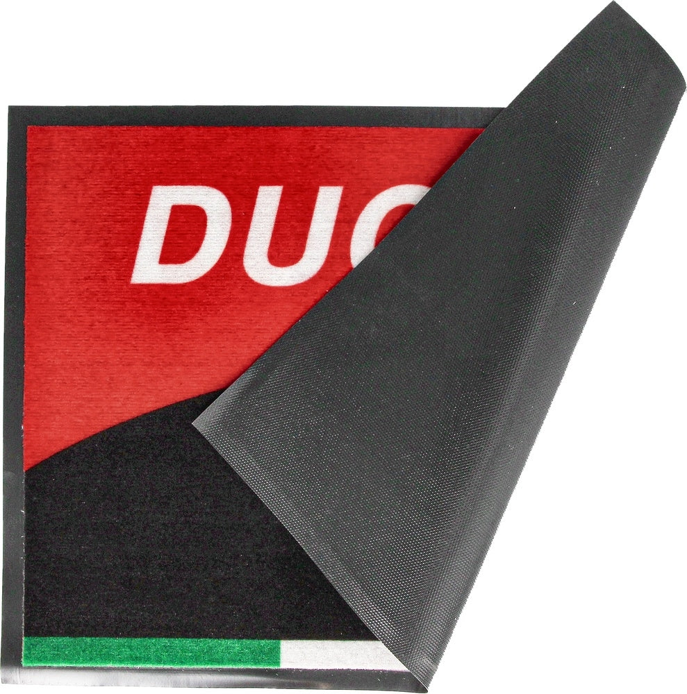 Ducati Doormat. Or work bench mat. Bar mat or shower mat for those flying solo.
