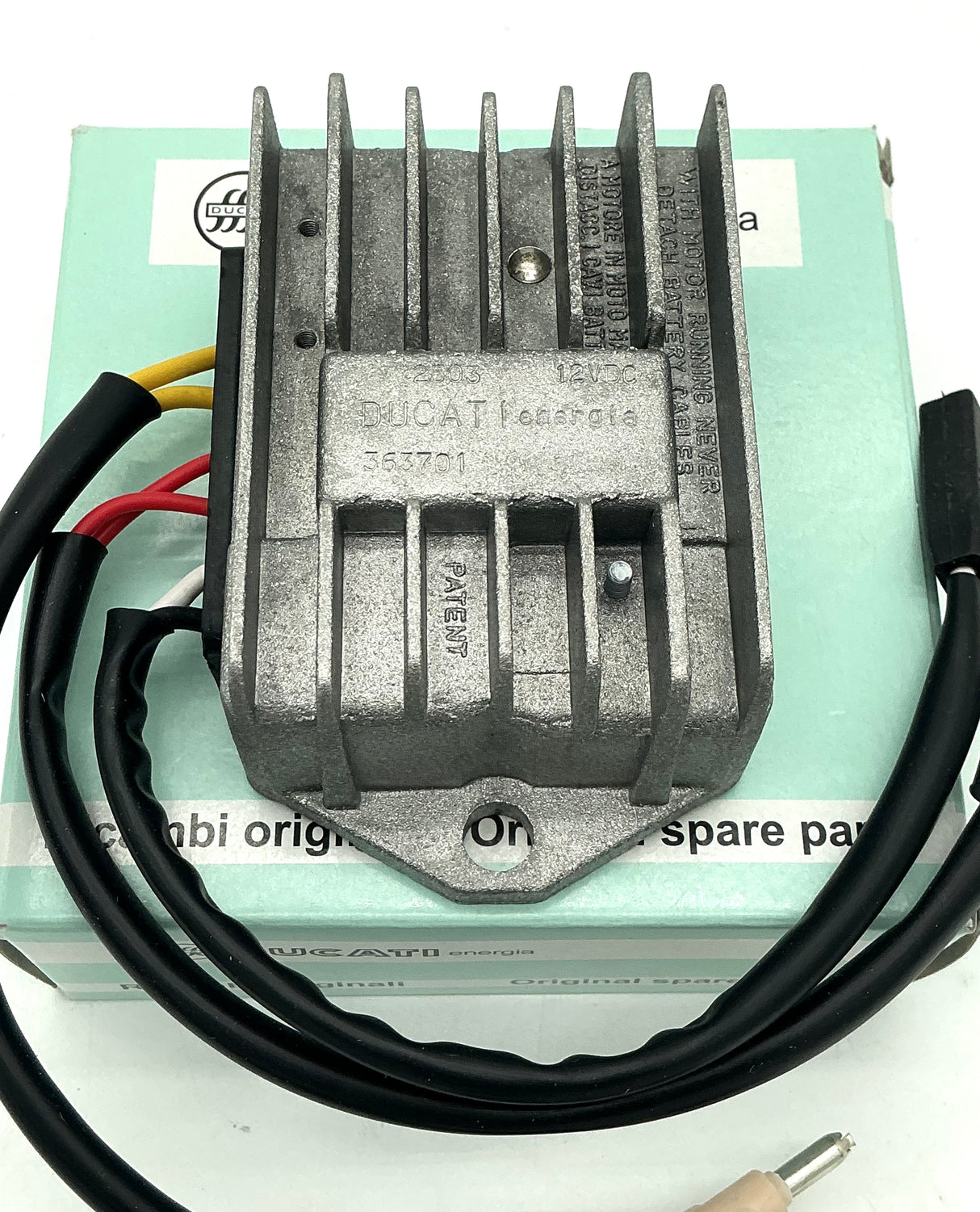 Ducati Energia Regulator Rectifier 2 yellow wire. Moto Guzzi, Ducati , Cagiva.