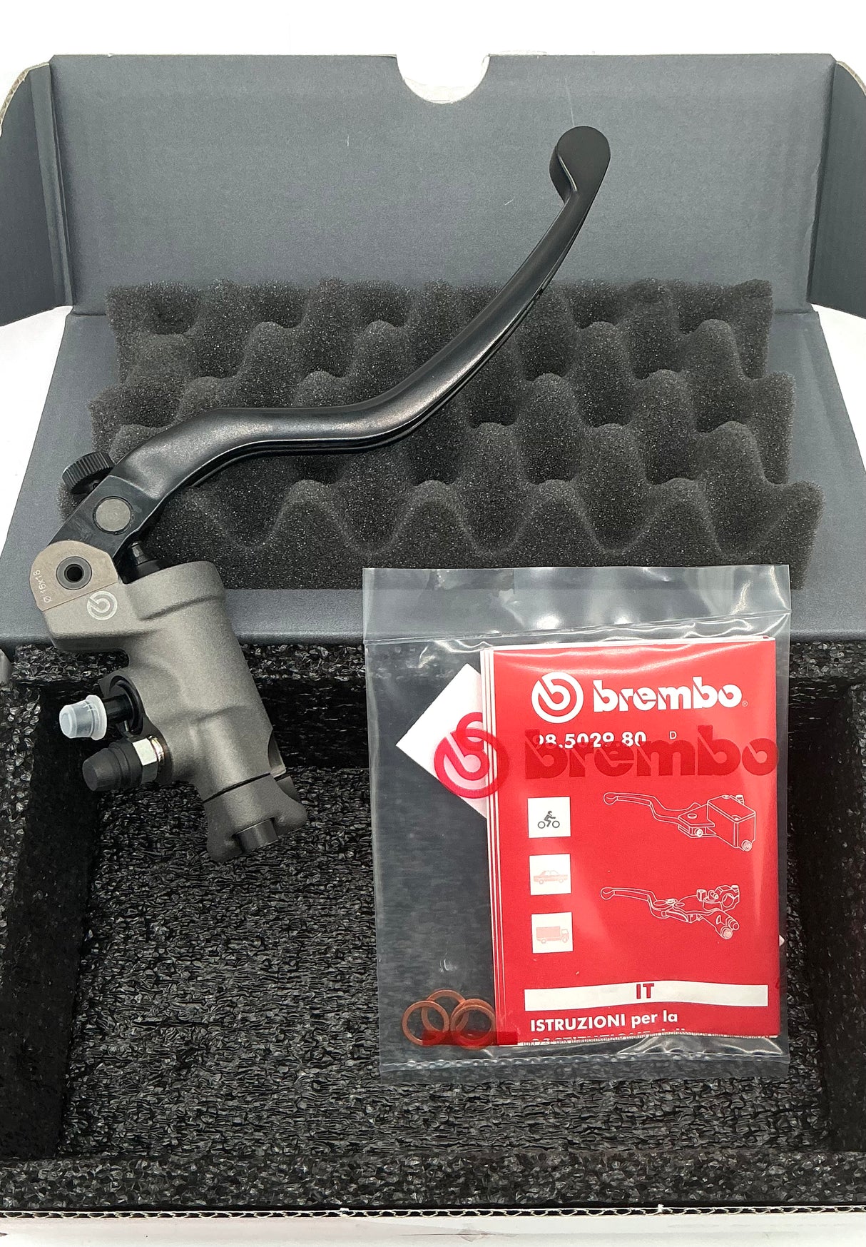 Brake Master Cylinder Brembo 16x18 Forged Long Lever