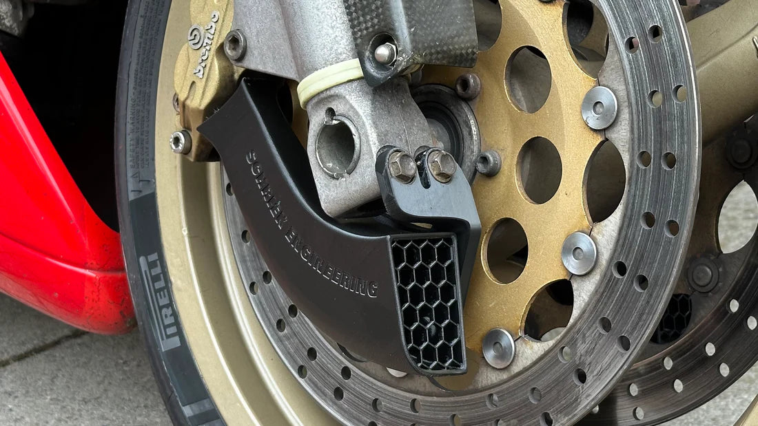 Front brake cooling duct - Early SS, Multi, Monster, 748 916 996 998. Stop Faster!