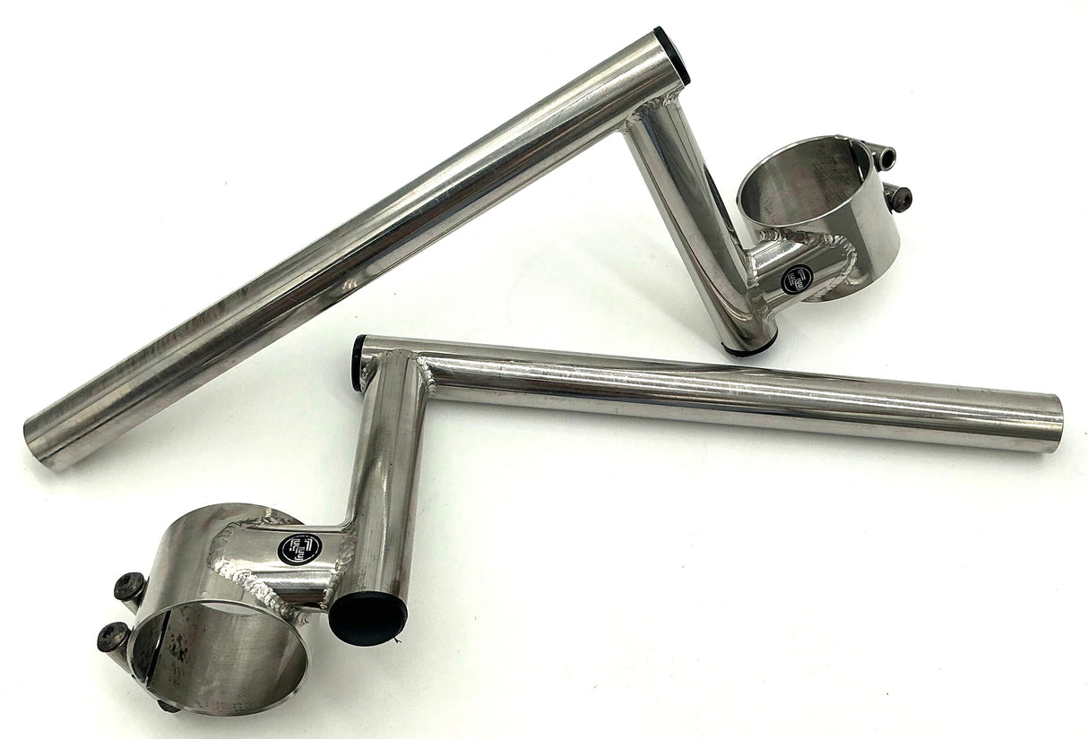 50 mm Clipons. Used. F1 Engineering hi rise bars