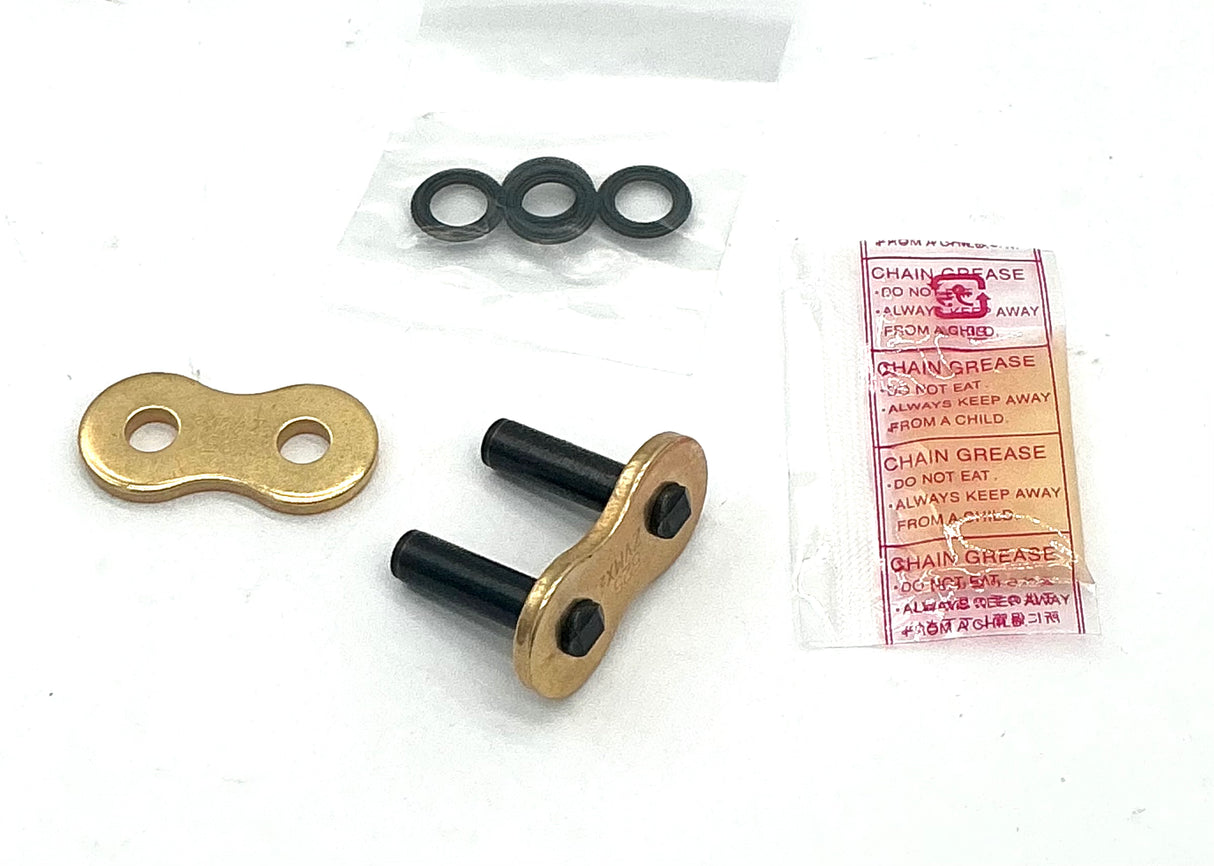 525 ZVM-X2B Chain link. Gold. Rivet link.