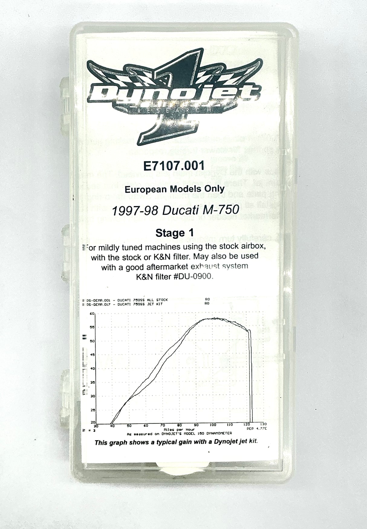 Dynojet kit - 600, 700, 750 Monster 97/98. Stage 1 .