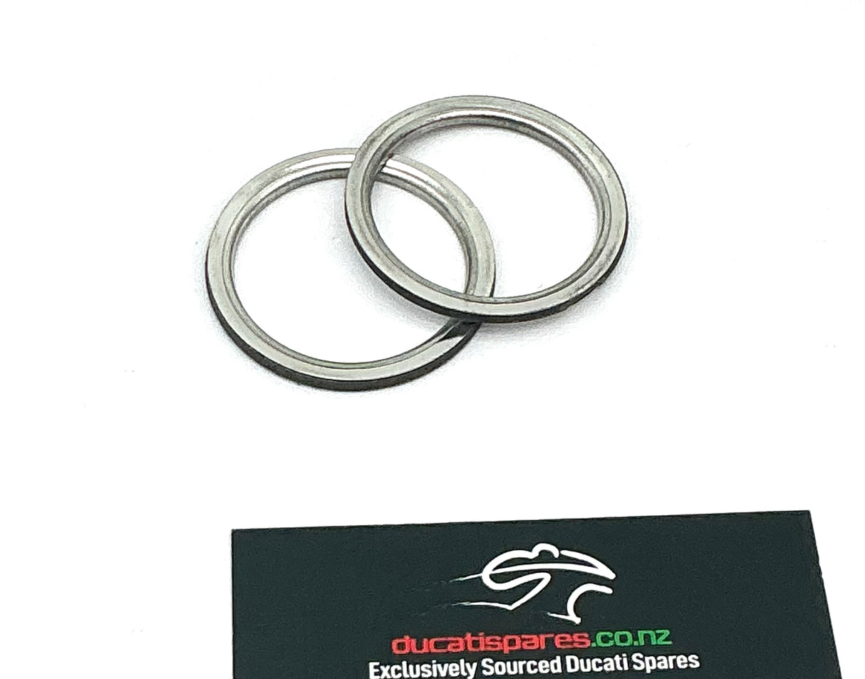 Exhaust manifold gasket Moto Guzzi. Exhaust gasket.