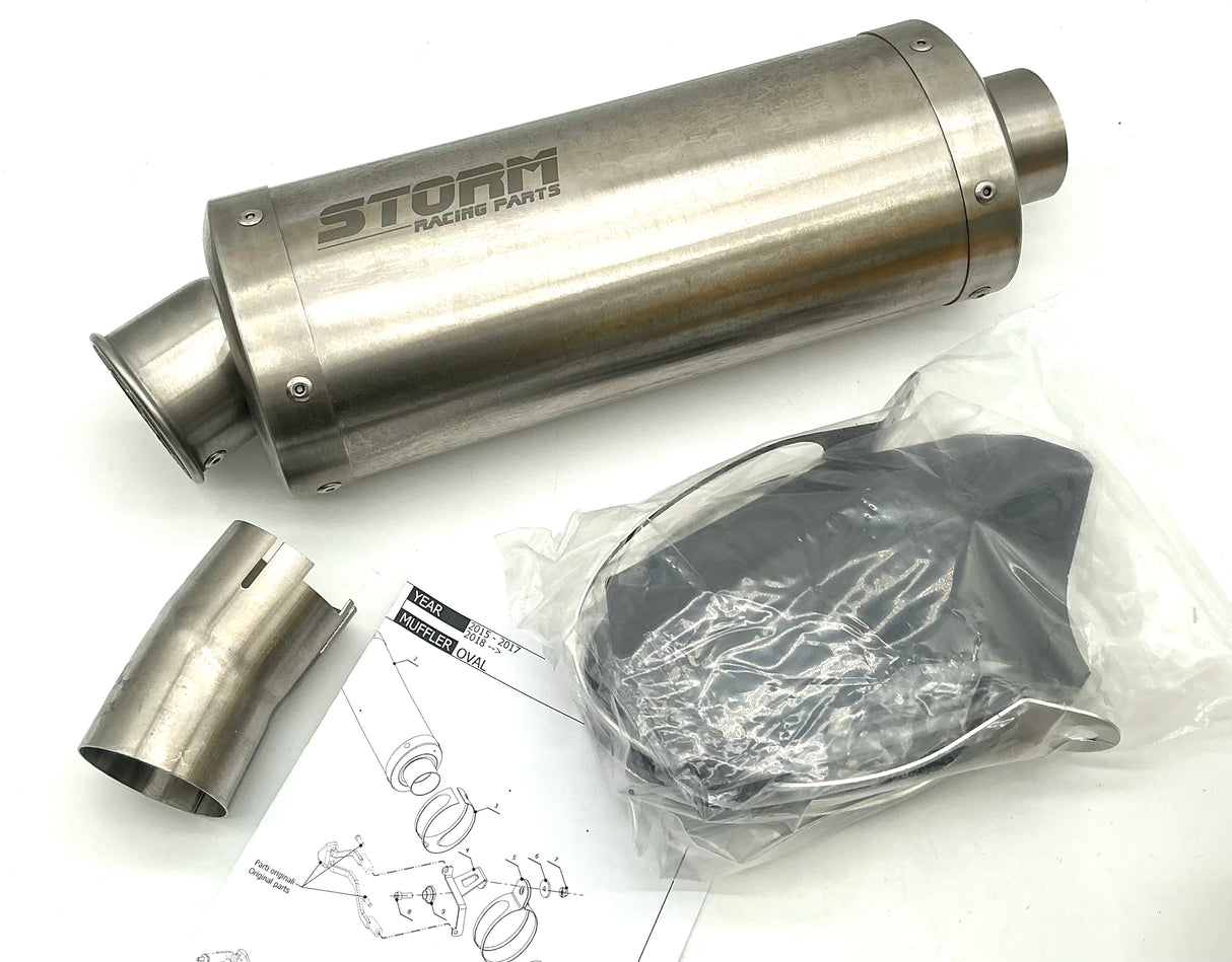 STORM RACING Multistrada 1200/1260 Muffler kit