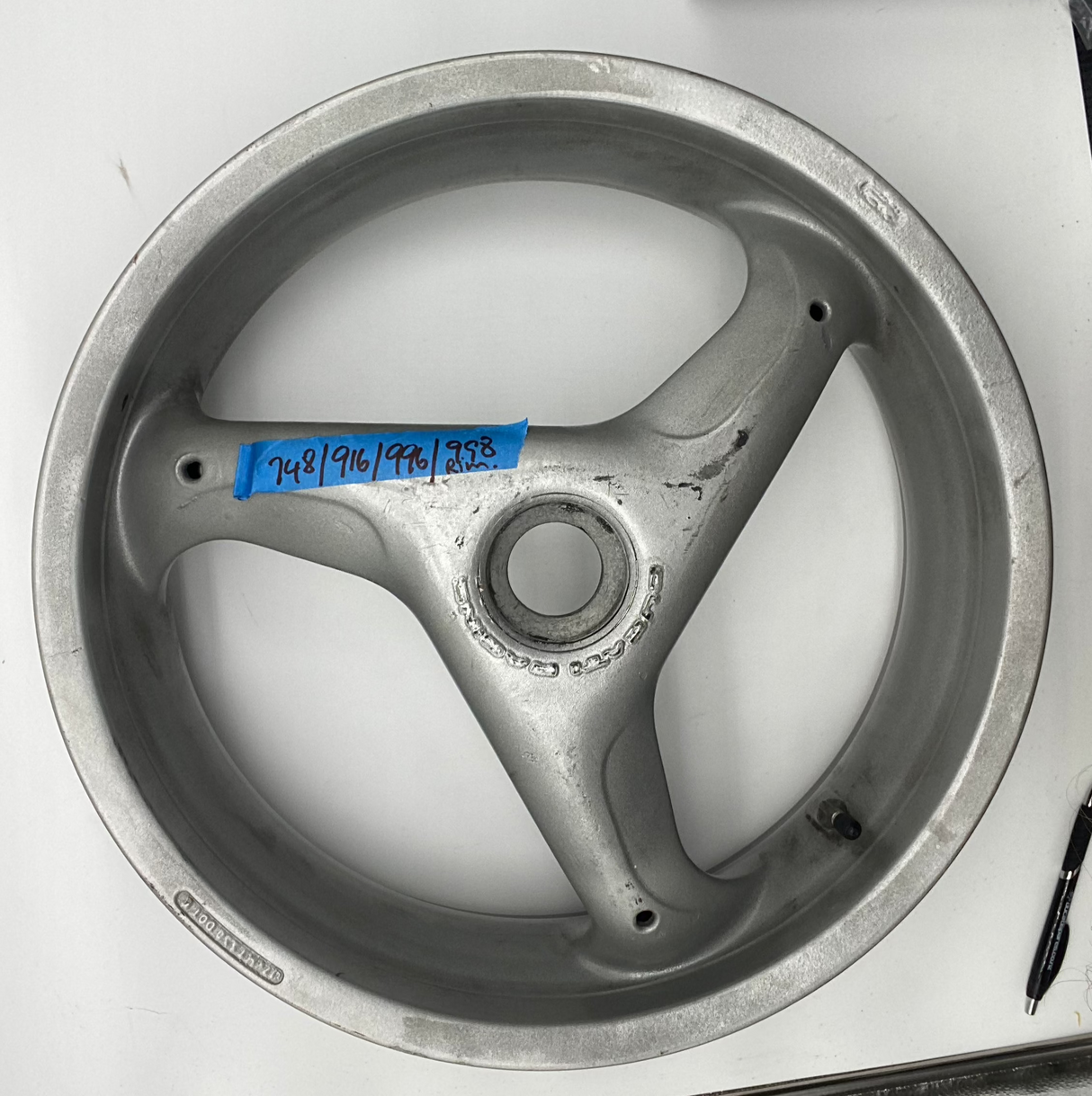 748 916 996 998 Rear rim. Rear wheel. Ducati Racing