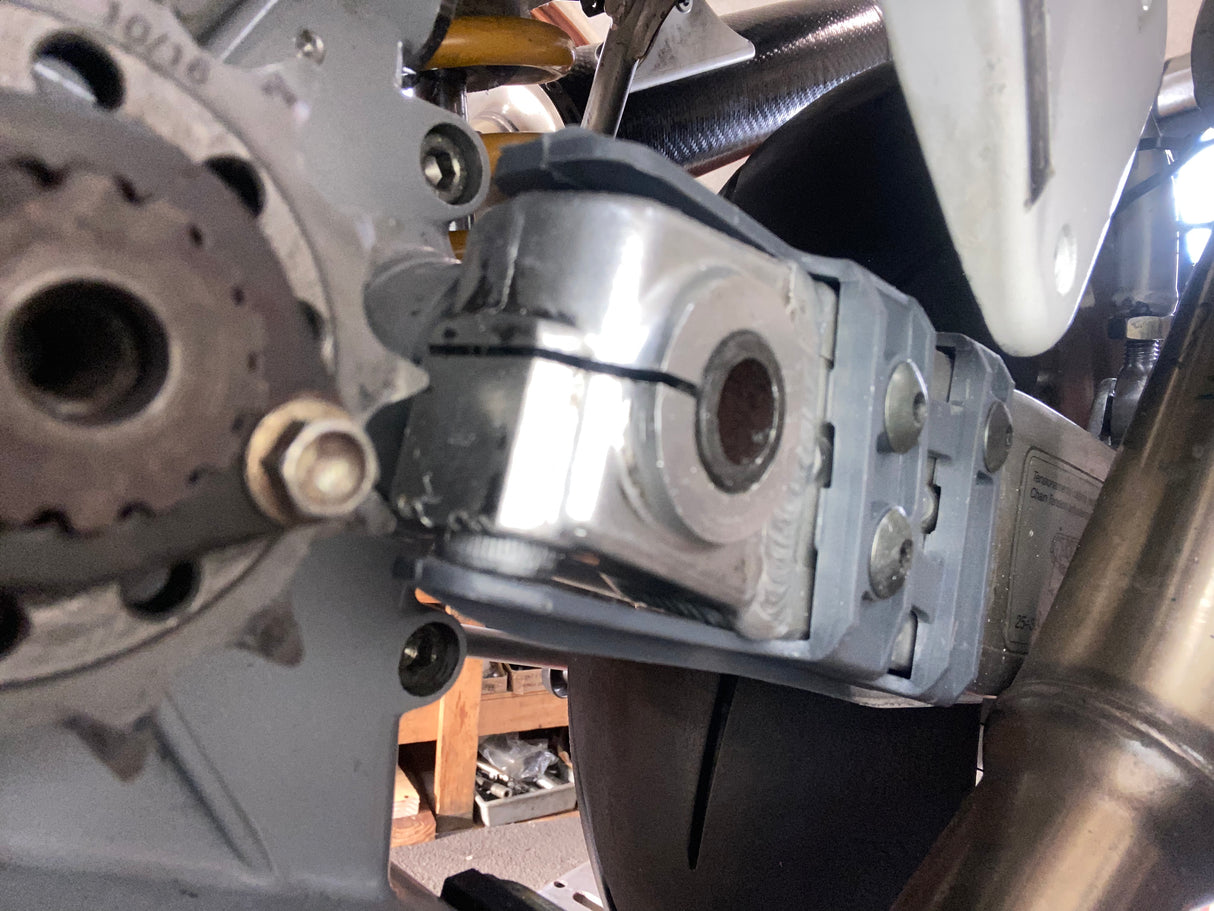 Chain slider 851 888 Monster 900, M900ie, Superlight and probably more too. Replaces 44710011BB.