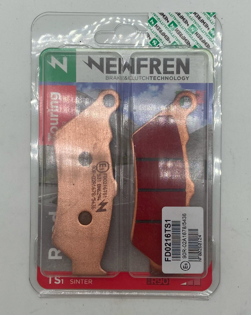 Newfen FDO 216TS. Rear pads, F800GS, Scrambler, Sport 1000, Diavel 1200, Diavel 1260. MTSV2 V4