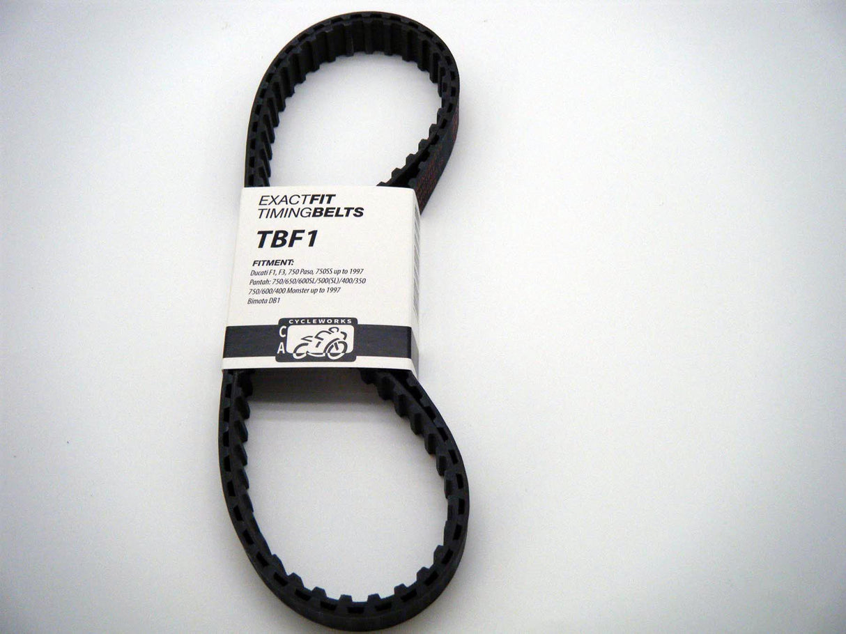 ExactFit Timing belts F1, F3, Pantah, Paso 750, Monster 400, 600,750 to 1997. Square tooth