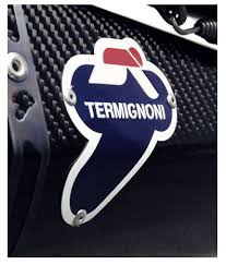TERMIGNONI Exhaust Muffler Badge. 70mm