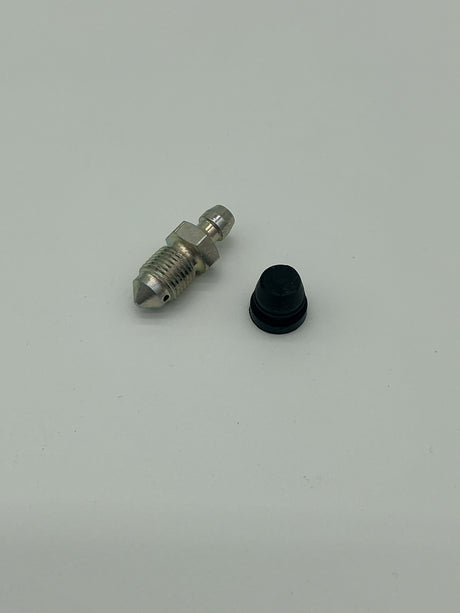 Brembo Bleed nipple for the F08 calipers, and the 30/34mm calipers also. With rubber cap