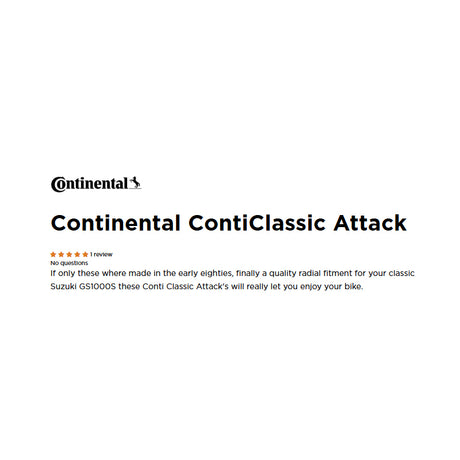 Continental ClassicAttack display pic