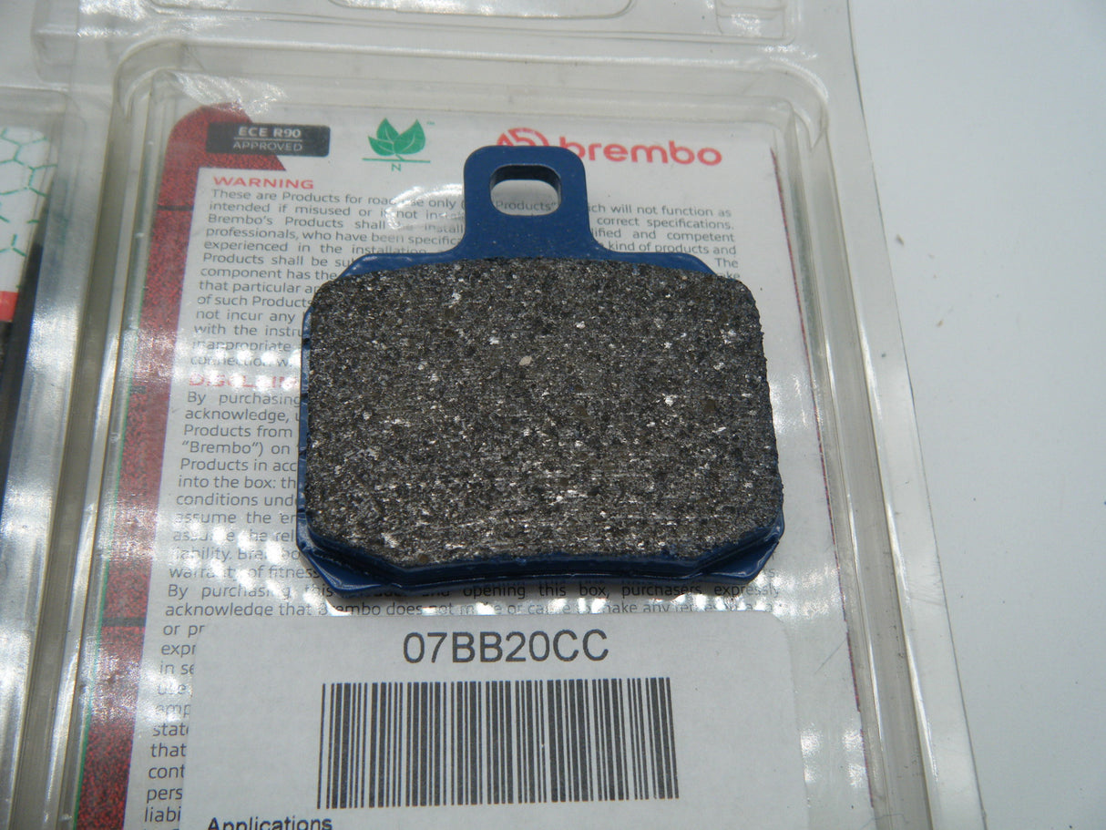 Brembo Rear pads 07BB20CC. Carbon. fits almost everything modern