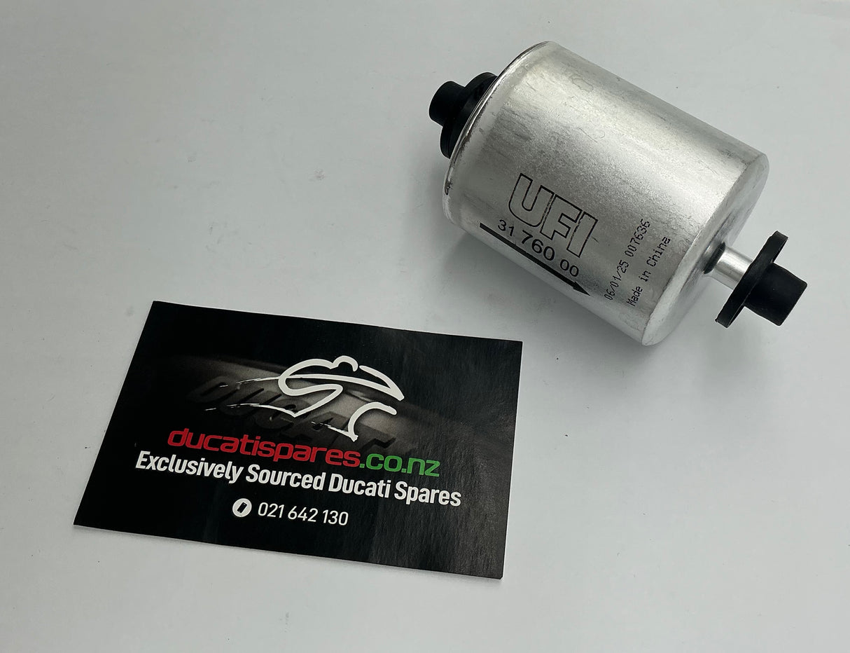 Fuel Filter UFI . Replaces KL145.  Injected Ducati.  3176000.