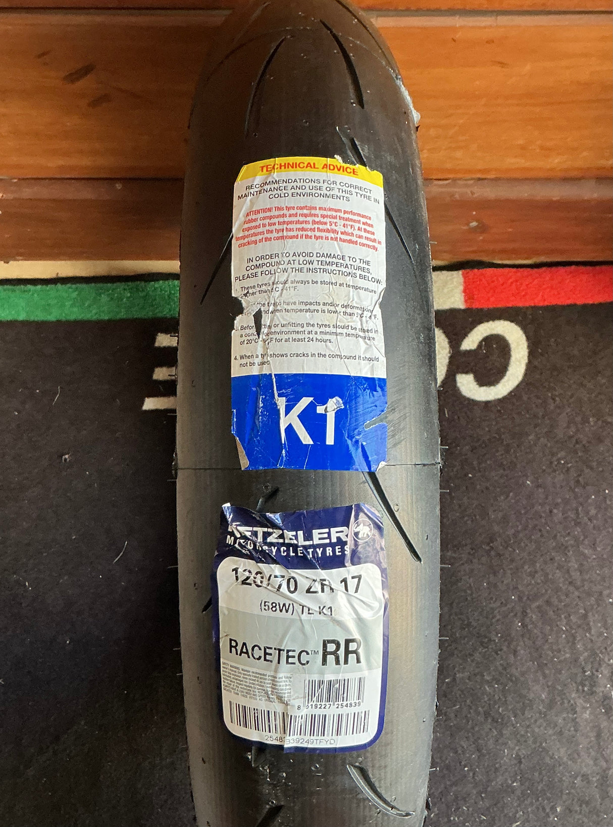 Metzeler Racetec RR 120/70 x 17  K1