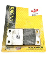 SBS Dual Carbon Race pads for Brembo F08 calipers.