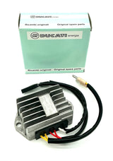 Ducati Energia Regulator Rectifier 2 yellow wire. Moto Guzzi,  Ducati , Cagiva.