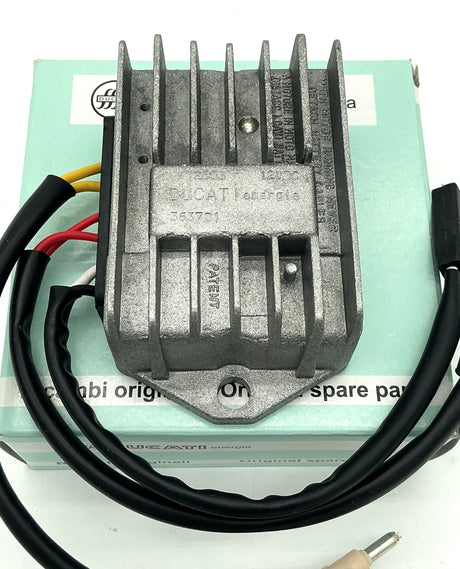 Ducati Energia Regulator Rectifier 2 yellow wire. Moto Guzzi,  Ducati , Cagiva.