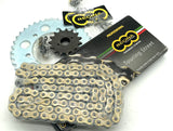 400 600 750, 800 900SS, + 900ss ie  Chain and Sprocket kit. Kit #7