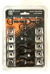 DZUS 17mm kit x 10. Black