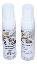 Ducati touch-up pen set - Arctic White - Multistrada 1200S 2010/2011.